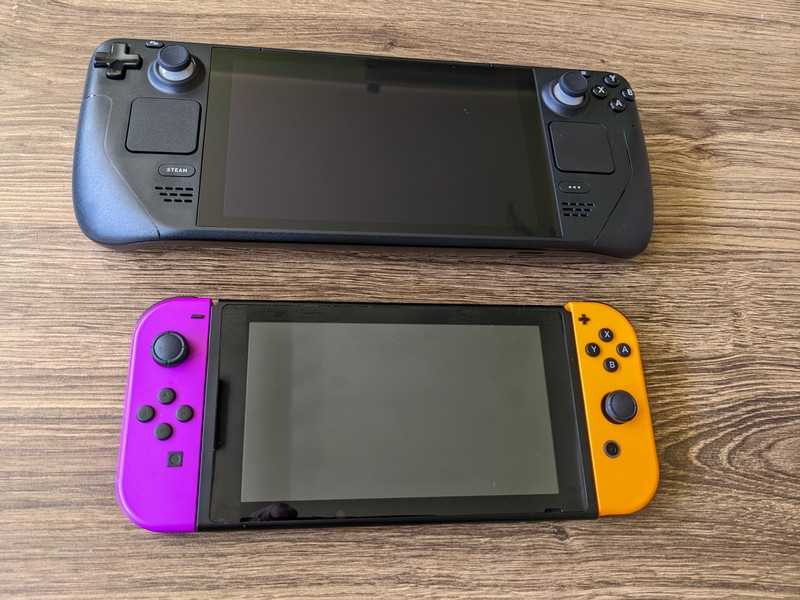 Steam Deck and Nintendo Switch
